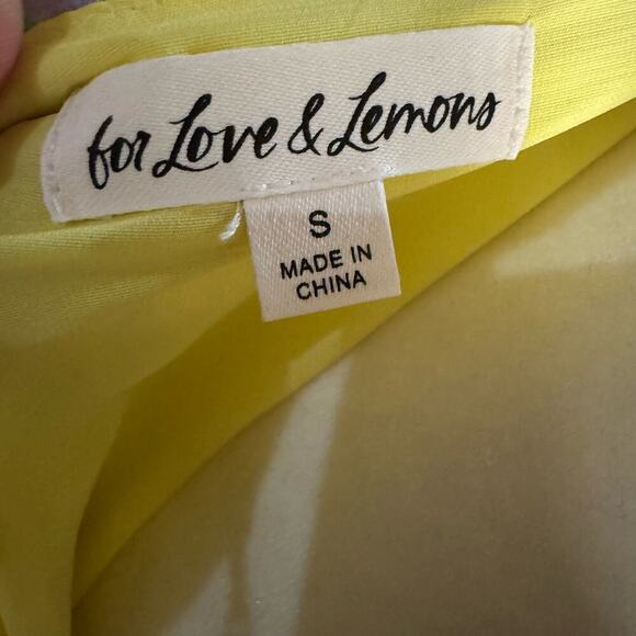 For Love and Lemons Dubois Mini Dress Size Small - Picture 15 of 16